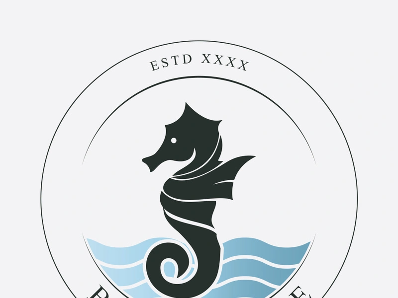 Sea horse logo