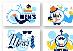 10 International Men's Day Illustration
