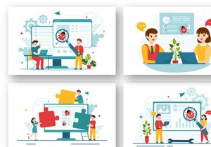 11 Mobile Phone Bug Tracking Illustration