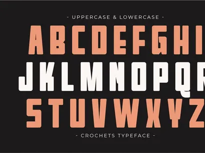 Crochets - Modern Display Font