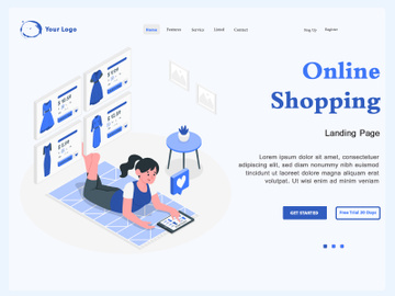 Landing Page Online Shopping preview picture