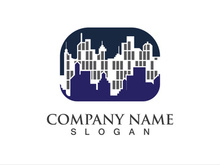 Modern city skyline vector illustration in flat design