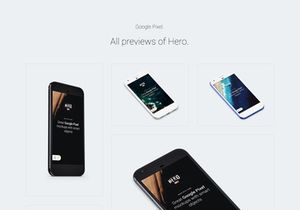 Google Pixel Mockup [PSD, Sketch]