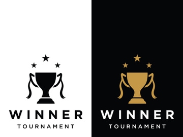 Creative and unique trophy logo design. preview picture