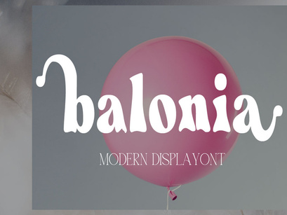 Balonia font