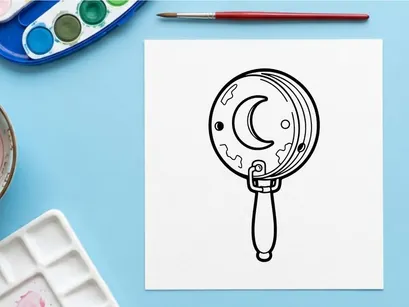 Gancho de pared de luna creciente y estrella para decoración de Halloween. Percha vintage de metal con tema celestial para estilización espeluznante de temporada.