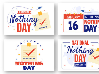 9 National Nothing Day Illustration