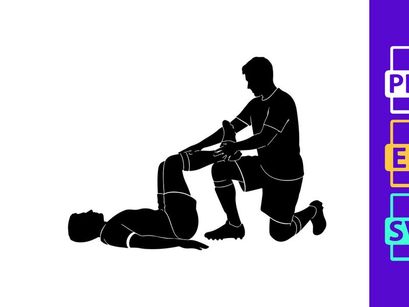 Silhouette of a man performing a self defense technique on another person