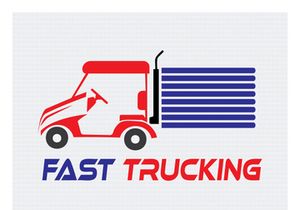 Premium Trucking Logo in adobe illustrator