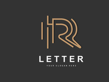 R Letter Logo, Vector Alphabet Symbol