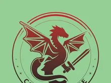 Dragon logo art illustration