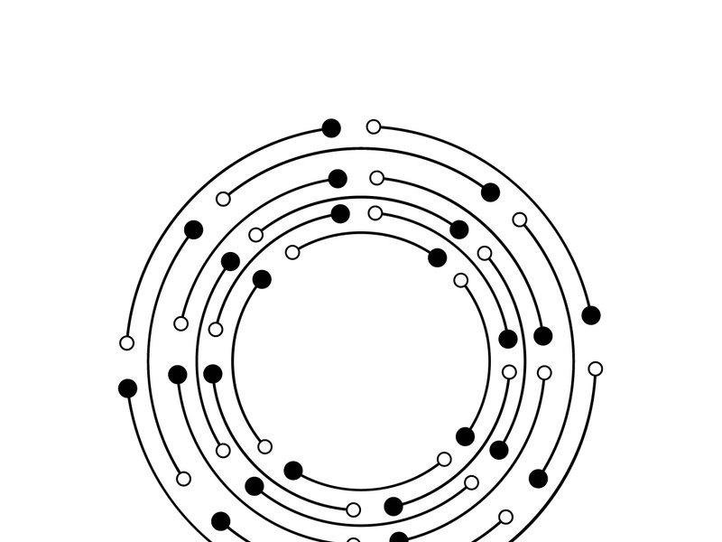 Circuit vector illustration