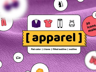 Apparel Male Icon For Any Purpose