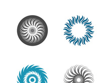 vortex vector illustration icon logo template design