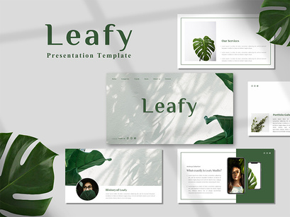 LEAFY - Creative & Business Google Slides Template