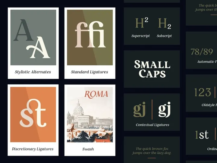 Restora - Free Serif Font