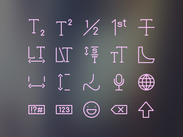 Typography and Keyboard Icons preview picture