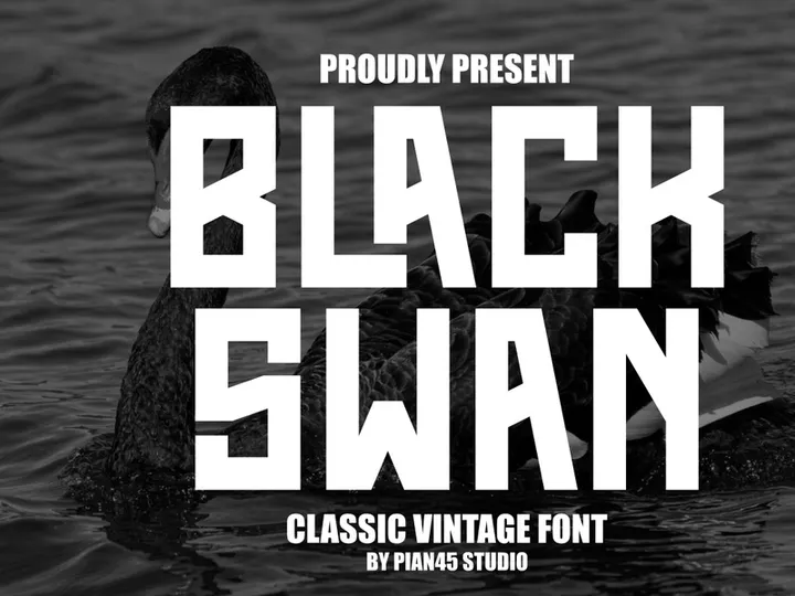 Black Swan - Classic Vintage Font