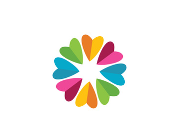 Flower icon design illustration preview picture