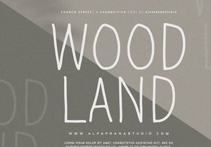 Chruch Street - Handwritten Font