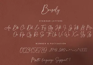 Free Brisely Handwritten Font