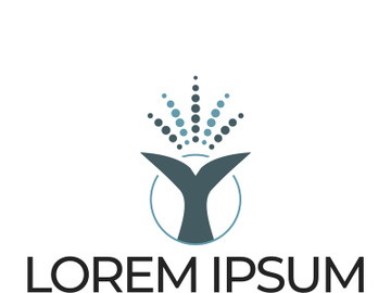 Orca whale logo preview picture