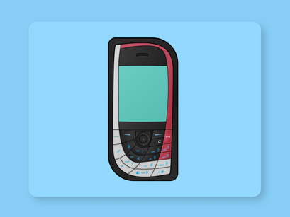 Pack of Symbian Mobiles - Vector Illustration Designs