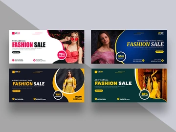 Fashion Sale Facebook Cover Banner Ver-1 preview picture