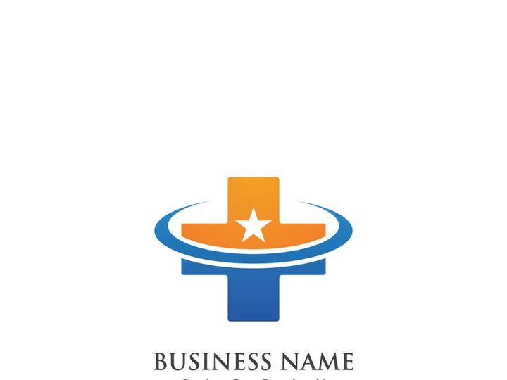 hospital logo and symbol Template, Green logo vector