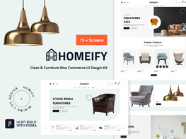Homeify - Customize Furniture Shop UI Kit | Figma preview picture