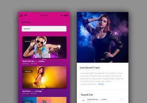 Apple Music App UI Kit