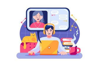 M107_Online Meeting Illustrations