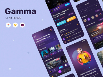 Gamma Game UI App preview picture