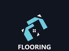 Elegant Tile Flooring Logo Design business store building Template