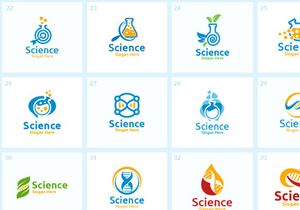 100 Science and Chemical Logo Bundle