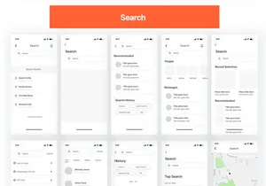 Nova App Wireframe Kit