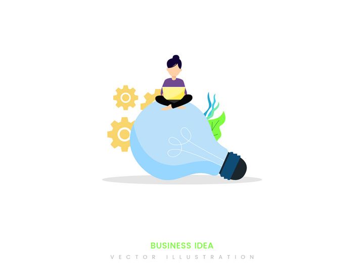 Business Idea vector illustration