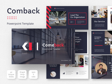 Comback Business Powerpoint Template preview picture