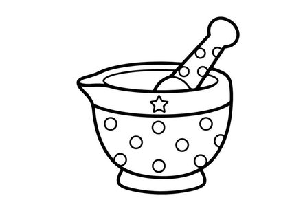 Mortar and pestle grinding herbs for natural remedies. Traditional apothecary tool for crushing spices and medicinal plants.