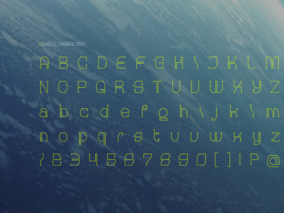 Lost Entity | Futuristic Geometric Font