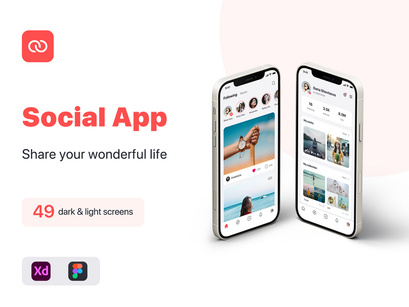 Social App iOS UI Kit 0 10 PREVIEW
