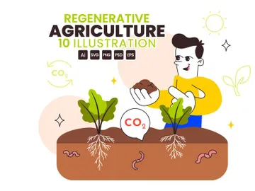 10 Regenerative Agriculture Illustration preview picture