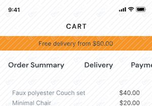 Compify ecommerce ios app ui kit