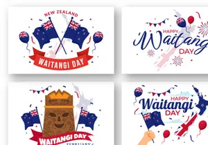 13 Happy Waitangi Day Illustration