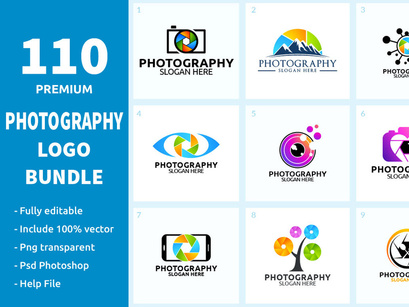 110 Photography Logo Bundle