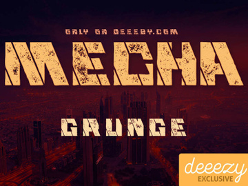 Mecha Grunge - Free Font preview picture