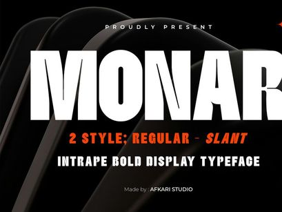 Monar - Intrape Bold Display Typeface