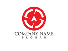 Creative Compass Concept Logo Design Template