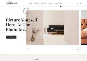 Rentable Photography Studio Landing Page