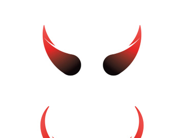 Devil horn Vector icon design preview picture